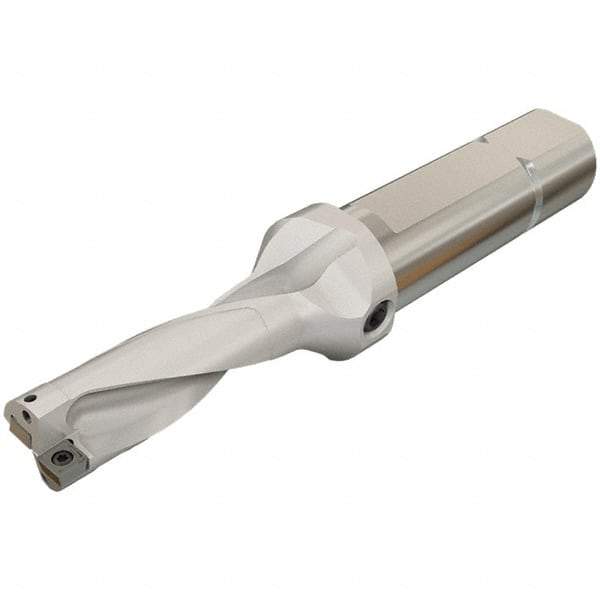 Iscar - 2.95" Max Drill Depth, 3xD, 25mm Diam, Indexable Insert Drill - 2 Inserts, 1-1/4" Shank Diam, Straight Shank - Americas Industrial Supply