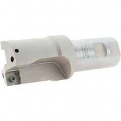 Iscar - 2" Max Drill Depth, 1xD, 2" Diam, Indexable Insert Drill - 2 Inserts, 1-1/2" Shank Diam, Straight Shank - Americas Industrial Supply