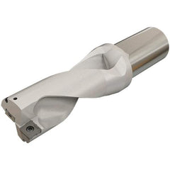 Iscar - 47mm Max Drill Depth, 2xD, 23.5mm Diam, Indexable Insert Drill - 2 Inserts, 25mm Shank Diam, Whistle Notch Shank - Americas Industrial Supply