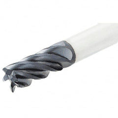 Iscar - 5/8", 5 Flute, Single End, Solid Carbide, 0.031" Corner Radius End Mill - 4" OAL, Right Hand Flute, 1.56" LOC, Right Hand Cut - Americas Industrial Supply