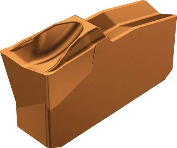 Sandvik Coromant - L151.230 7E 1145 Grade, 0.1181" Cutting Width, Carbide Cutoff Insert - 5° Right Hand Lead Angle, 0.0059" Cnr Rad, TiAlN/AlCr2O3 Coated - Americas Industrial Supply