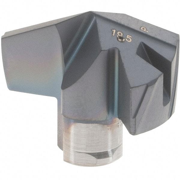 Iscar - Series ICP-2M, 0.768" Diam Grade IC908 140° Replaceable Drill Tip - Carbide, TiAlN Finish, 19 Seat Size, Through Coolant - Americas Industrial Supply