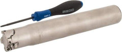Seco - 1-1/4" Cut Diam, 0.03" Max Depth, 1-1/4" Shank Diam, Cylindrical Shank Indexable High-Feed End Mill - Screw Holding Method, LP.. 06 Insert, R217.21 Toolholder, Through Coolant - Americas Industrial Supply