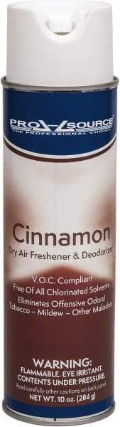 PRO-SOURCE - 10 oz Aerosol Can Fabric Deodorizer - Spray, Cinnamon Scent - Americas Industrial Supply