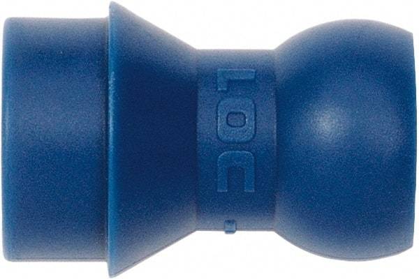 Loc-Line - 1/4" Hose ID, Male to Female Coolant Hose Lathe Adapter - Unthreaded, For Loc-Line Modular Hose Systems - Americas Industrial Supply