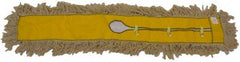 PRO-SOURCE - 60" Long x 5" Wide Cotton Dust Mop Head - White, Looped Head, Launderable - Americas Industrial Supply
