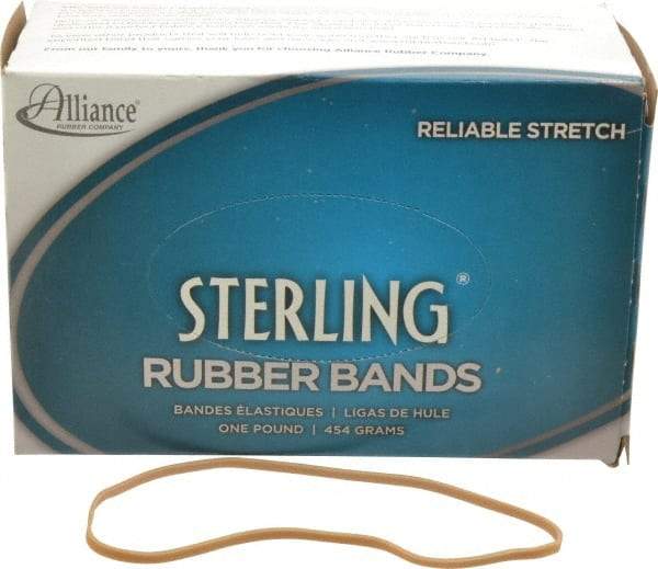 Alliance - 7 Inch Circumference, 1/8 Inch Wide, Ergonomic Rubber Band Strapping - 250 Pieces - Americas Industrial Supply