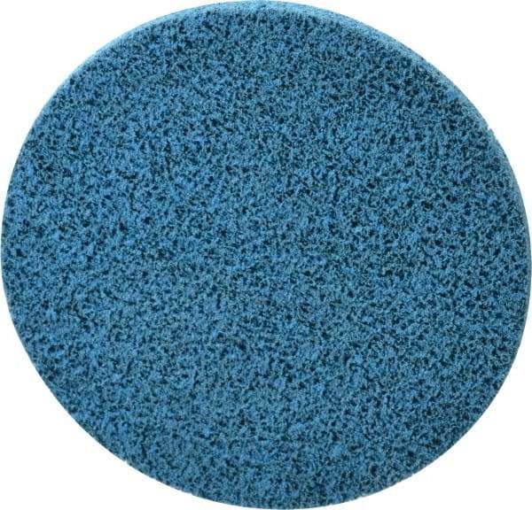 Norton - 3" Medium Grade Aluminum Oxide Deburring Disc - Quick Change Connection - Americas Industrial Supply