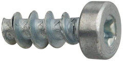 Made in USA - M3 Pan Head Torx Sheet Metal Screw - Case Hardened Steel, 10" Length Under Head, Grade 1022, T10 Drive - Americas Industrial Supply