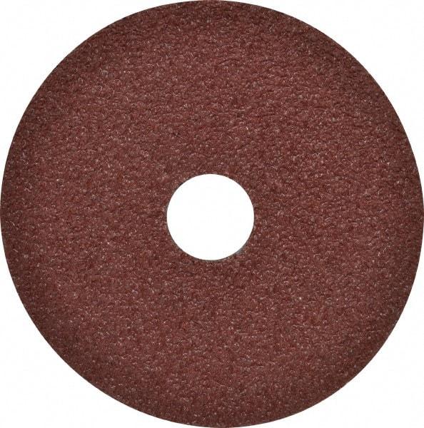 DeWALT - 4-1/2" Diam 7/8" Hole 36 Grit Fiber Disc - Aluminum Oxide, 13,300 Max RPM - Americas Industrial Supply