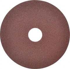 DeWALT - 4-1/2" Diam 7/8" Hole 60 Grit Fiber Disc - Aluminum Oxide, 13,300 Max RPM - Americas Industrial Supply