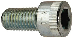 Made in USA - 5/8-11 UNC Hex Socket Drive, Socket Cap Screw - Alloy Steel, Zinc-Plated Finish, Fully Threaded, 1-1/4" Length Under Head - Americas Industrial Supply