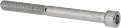 Made in USA - 5/16-18 UNC Hex Socket Drive, Socket Cap Screw - Alloy Steel, Zinc-Plated Finish, Partially Threaded, 3-1/2" Length Under Head - Americas Industrial Supply