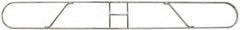 PRO-SOURCE - 60" Long x 5" Wide Chrome Plated Steel Dust Mop Frame - Americas Industrial Supply