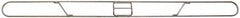 PRO-SOURCE - 60" Long x 3-1/4" Wide Chrome Plated Steel Dust Mop Frame - Americas Industrial Supply