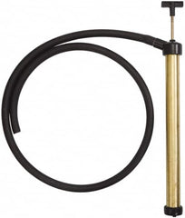 PRO-LUBE - Oil Lubrication 0.12 Strokes/oz Flow Brass Lever Hand Pump - Use with Antifreeze, Coolants, Diesel Fuel, Engine Oil, Power Steering Fluid, Transfer/Bilge Pump with Oils, Transmission Fluid & Water - Americas Industrial Supply