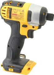 DeWALT - 20 Volt, 1/4" Drive, 117 Ft/Lb Torque, Cordless Impact Driver - Pistol Grip Handle, 2800 RPM, Lithium-Ion, Bare Tool - Americas Industrial Supply