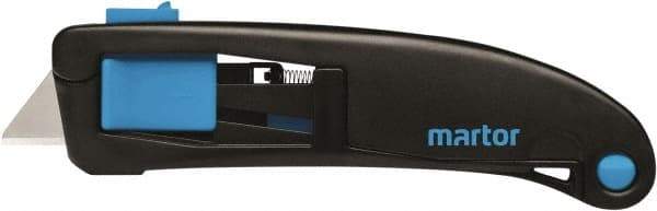 Martor USA - Retractable Utility Knife - 3/4" Blade, Polycarbonate Handle, 1 Blade Included - Americas Industrial Supply