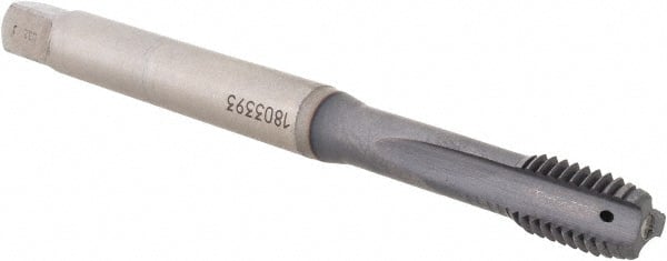Emuge - M8x1.25 Metric Coarse 3-Flute TiCN Finish Cobalt Straight Flute Machine Tap - Americas Industrial Supply