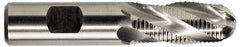 Niagara Cutter - 3/4" Diam, Coarse Pitch, 1-5/8" LOC, 4 Flute Cobalt Roughing Ball End Mill - Uncoated, 3-7/8" OAL, 3/4" Shank Diam, Single End, Centercutting - Americas Industrial Supply