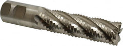 Niagara Cutter - 1-1/4" Diam, Coarse Pitch, 4" LOC, 6 Flute Cobalt Roughing Square End Mill - Uncoated, 6-1/2" OAL, 1-1/4" Shank Diam, Single End, 30° Helix - Americas Industrial Supply