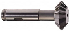 Keo - 1-1/2° 1-1/2" Cut Diam, 9/16" Cut Width, 5/8" Shank, High Speed Steel Double-Angle Cutter - Americas Industrial Supply