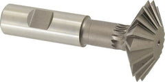 Keo - 1-7/8° 1-7/8" Cut Diam, 5/8" Cut Width, 3/4" Shank, High Speed Steel Double-Angle Cutter - Americas Industrial Supply