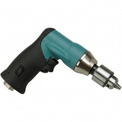 Dynabrade - 1/4" Keyed Chuck - Pistol Grip Handle, 5,500 RPM, 0.4 hp, 90 psi - Americas Industrial Supply