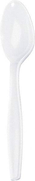 Dixie - Dixie Plastic Tableware, Heavy Mediumweight Teaspoons - White - Americas Industrial Supply