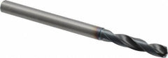 Sumitomo - 7/32" 135° Solid Carbide Screw Machine Drill Bit - TiAlCr/TiSi Finish, 1.1811" Flute Length, 3.2283" OAL, Through Coolant - Americas Industrial Supply