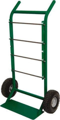 Greenlee - 200 Lb Capacity 48" OAH Hand Truck - Steel Handle, Steel, Solid Rubber Tread with Solid Plastic Hub Wheels - Americas Industrial Supply