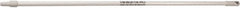 Remco - 53 x 1" Fiberglass Squeegee Handle - European Threaded Connection, White - Americas Industrial Supply