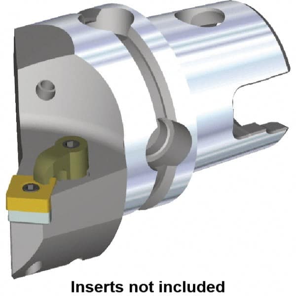 Kennametal - Right Hand Cut, Size KM50, SN.. Insert Compatiblity, Internal or External Modular Turning & Profiling Cutting Unit Head - 35mm Ctr to Cutting Edge, 62.5mm Head Length, Through Coolant, Series M-Clamping - Americas Industrial Supply