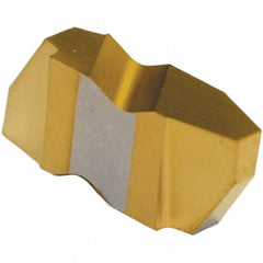 Tool-Flo - FLA3 Grade AC50C, Internal/External Acme Threading Insert - 6 TPI Ext Pitch, Left Hand Insert, AlTiN Finish, Carbide - Americas Industrial Supply