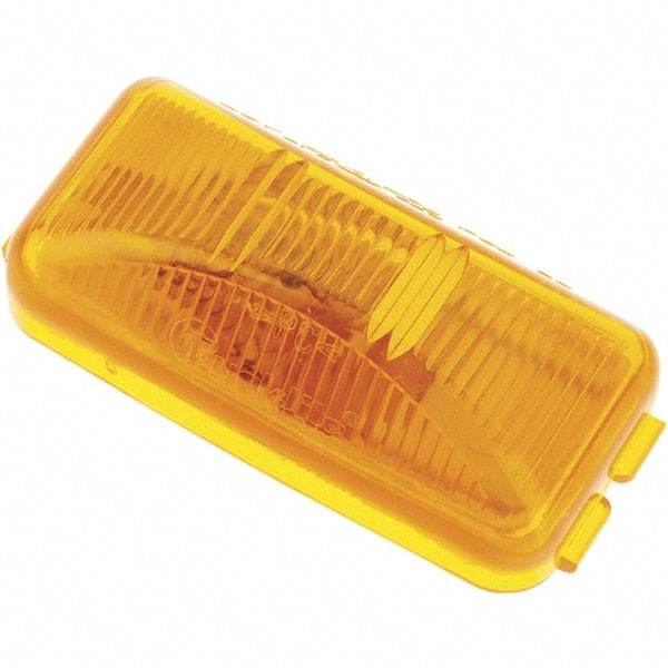 Truck-Lite - 2-1/2" Long, 0.33 Amp, Incandescent Side Marker Light Kit - 12 Volts, Yellow - Americas Industrial Supply