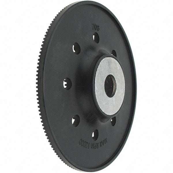 Made in USA - 5" Diam Disc Backing Ribber Backing Pad - Americas Industrial Supply