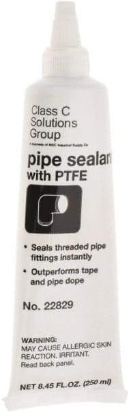 Made in USA - 250 mL Tube Thread Sealant - PTFE Based, 400°F Max Working Temp - Americas Industrial Supply