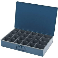 Durham - Small Parts Storage Box - Steel Frame, 24 Compartments - Americas Industrial Supply