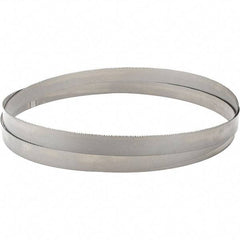 M.K. MORSE - 8 to 12 TPI, 10' 10-1/2 Long x 1" Wide x 0.035" Thick, Welded Band Saw Blade - Bi-Metal, Toothed Edge, Modified Raker Tooth Set, Flexible Back, Contour Cutting - Americas Industrial Supply