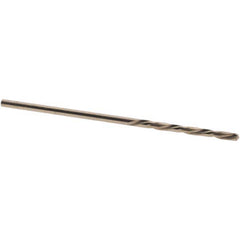 Made in USA - 1/16" High Speed Steel, 135° Point, Straight Shank Maintenance Drill Bit - Exact Industrial Supply