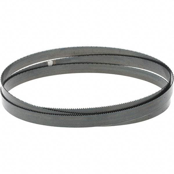 M.K. MORSE - 14 TPI, 5' 4-1/2 Long x 1/2" Wide x 0.02" Thick, Welded Band Saw Blade - Carbon Steel, Toothed Edge, Raker Tooth Set, Hard Back, Contour Cutting - Americas Industrial Supply