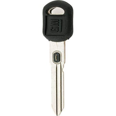 Made in USA - GM VATS Key Blank - Nickel/Plastic - Americas Industrial Supply