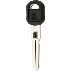 Made in USA - GM VATS Key Blank - Nickel/Plastic - Americas Industrial Supply