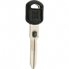 Made in USA - GM VATS Key Blank - Nickel/Plastic - Americas Industrial Supply