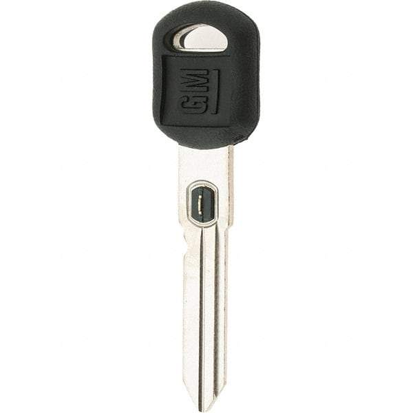 Made in USA - GM VATS Key Blank - Nickel/Plastic - Americas Industrial Supply