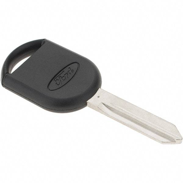 Made in USA - Ford Transponder Key Blank - Nickel/Plastic - Americas Industrial Supply