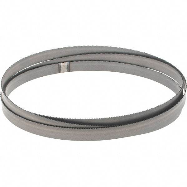 M.K. MORSE - 18 TPI, 5' 4-1/2 Long x 1/2" Wide x 0.025" Thick, Welded Band Saw Blade - Bi-Metal, Toothed Edge, Raker Tooth Set, Flexible Back, Contour Cutting - Americas Industrial Supply