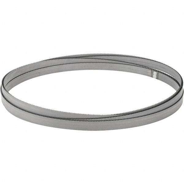M.K. MORSE - 14 TPI, 12' 6 Long x 1/2" Wide x 0.025" Thick, Welded Band Saw Blade - Bi-Metal, Toothed Edge, Raker Tooth Set, Hard Back, Contour Cutting - Americas Industrial Supply