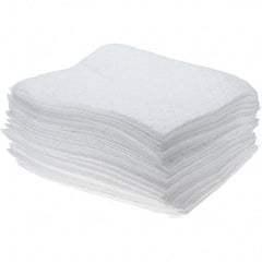 Brady SPC Sorbents - 15.5 Gal Capacity per Package, Oil Only Pad - 18" Long x 15" Wide, White - Americas Industrial Supply