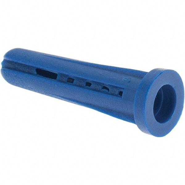 Value Collection - #8 to #10 Screw, 3/16" Diam, 7/8" Long, Plug Drywall & Hollow Wall Anchor - Plastic, Use with Concrete/Masonry, Drywall & Wallboard - Americas Industrial Supply